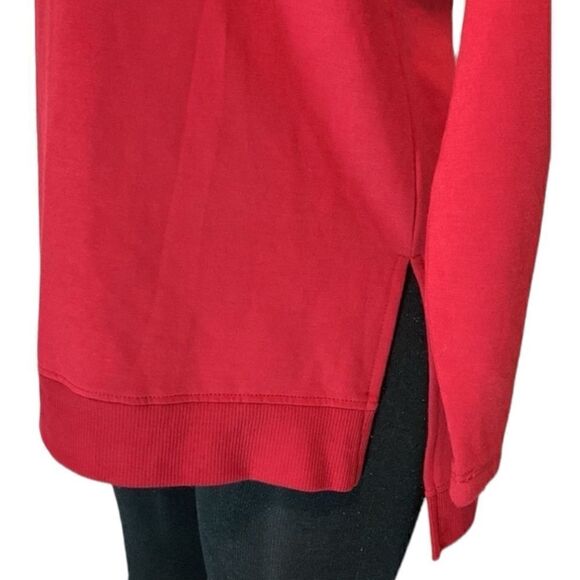 RAE DUNN “ PEACE.LOVE.HOPE.”  RED SWEATSHIRT SZ S - Picture 5 of 10